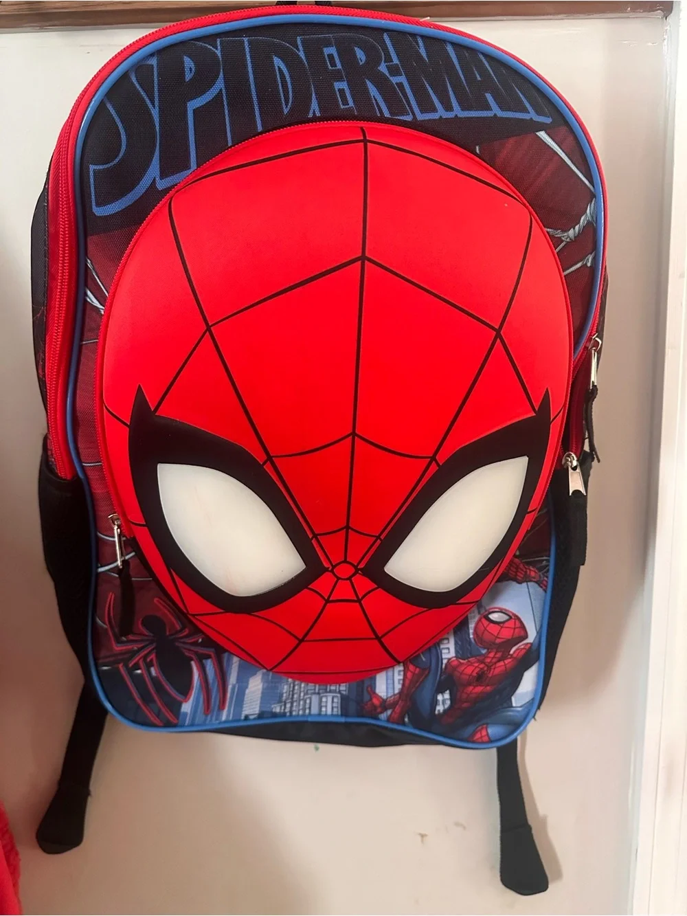 Marvel Spider-Man Kids Red and Black Backpack